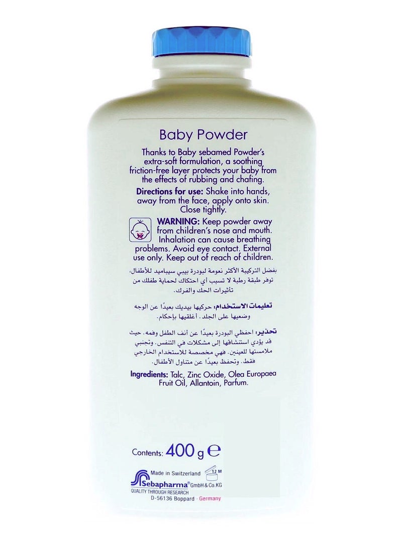 Sebamed Baby Powder With Olive Oil 400 G - Image 2