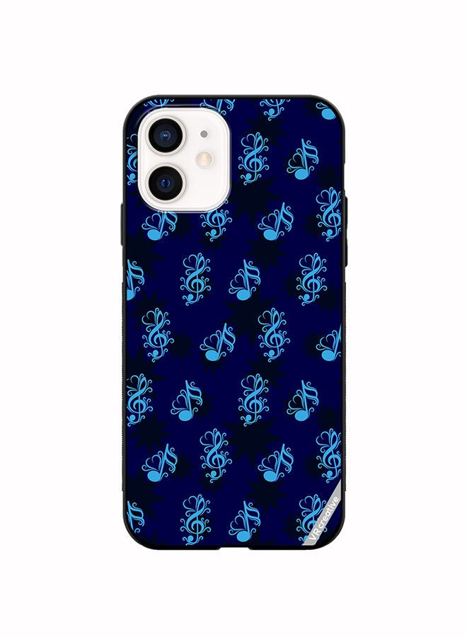 VR CREATIVE Protective Case Cover For Apple iPhone 12 mini Music Pattern Design Multicolour - Image 1