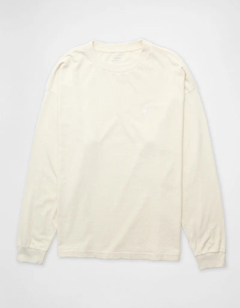American Eagle  AE Long Sleeve Graphic T-Shirt for Men | Best Price UAE
