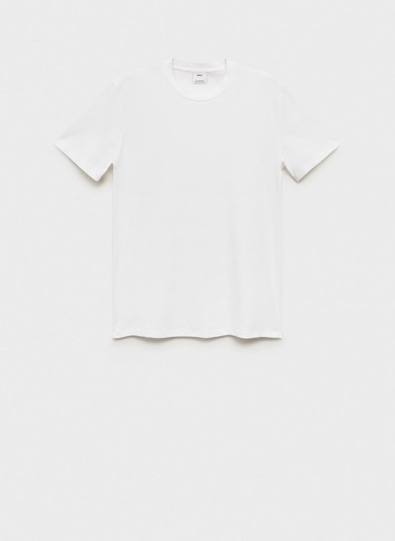 Mango Man Round neck  Short Sleeve T-Shirt  - Image 5