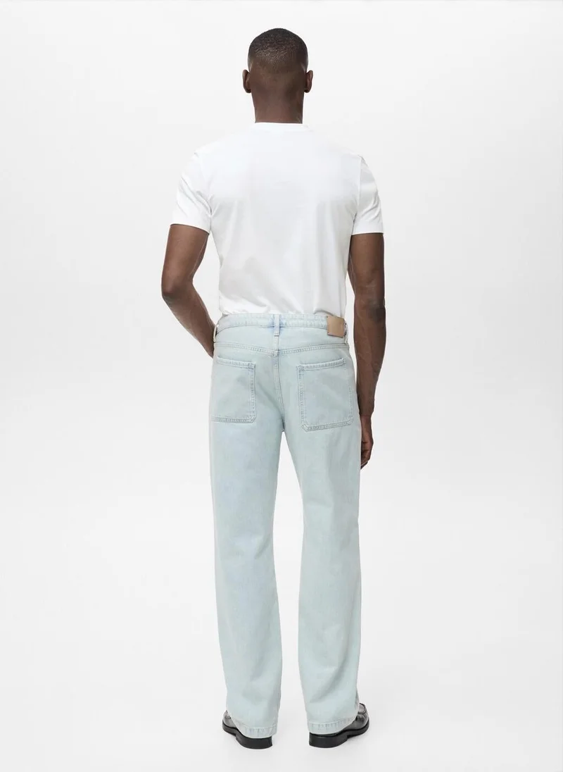 Mango Man Round neck  Short Sleeve T-Shirt