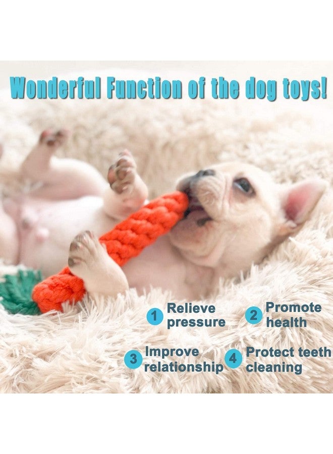 بت مجموعة من 3 ألعاب حبلية متينة لتنظيف أسنان الحيوانات الأليفة ومضغها وعضها - مصنوعة من القطن الطبيعي الآمن بنسبة 100% (أخضر) - Image 3