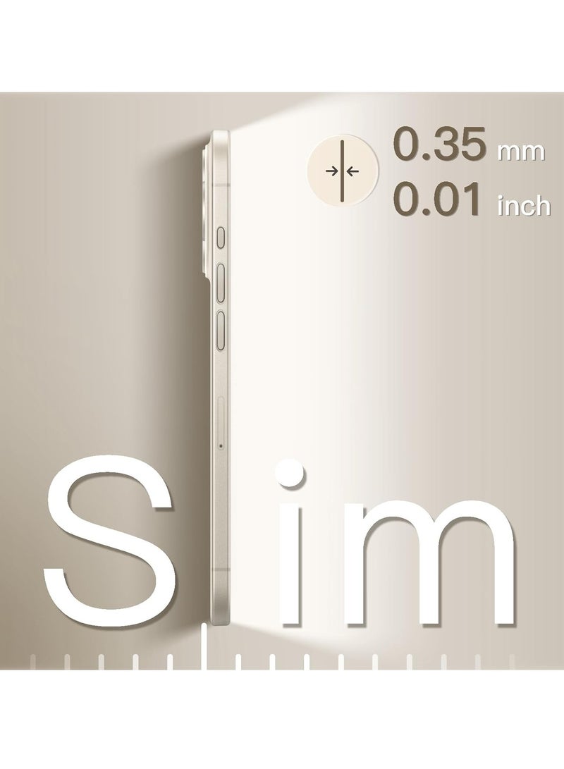 TIGER Ultra Slim (0.35mm Thin) Case for iPhone 15 Pro 6.1-Inch – Camera Lens Cover Full Protection, Lightweight Matte Finish PP Hard Minimalist Case, Wireless Charging Support, Scratch & Drop Resistant - Image 3