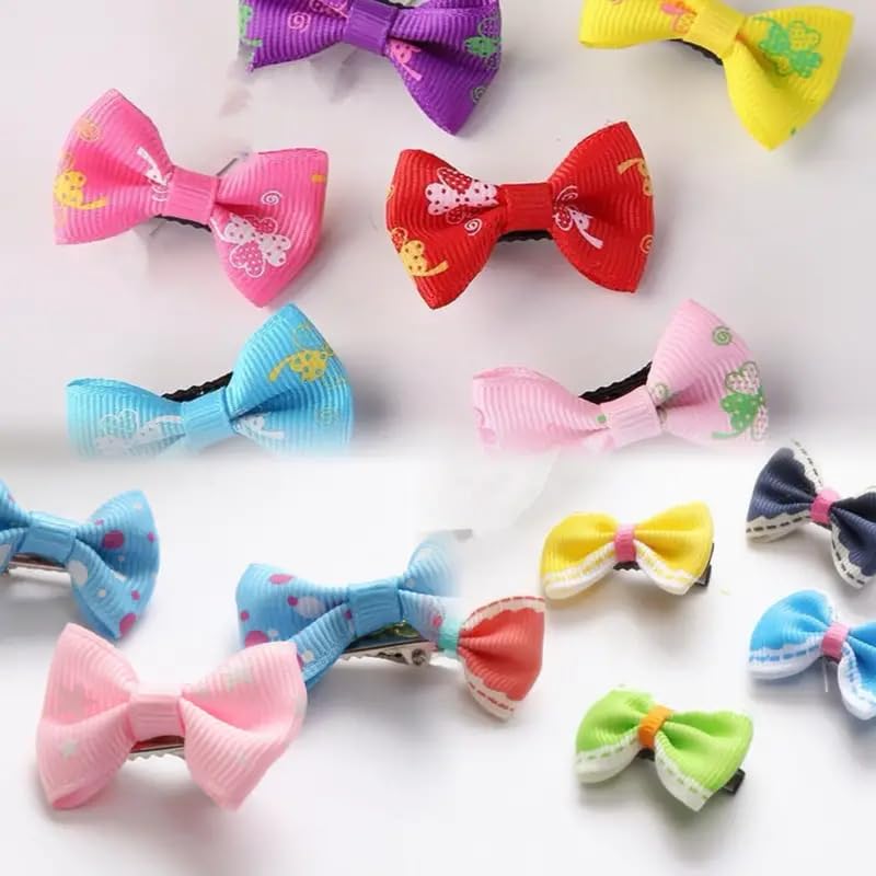 NEOBABY Alligator Bow Hair pin Hair accessories | Hair Clips for Girls and Kids Baby Toddlers (Assorted, Pack of 12 Pairs) - Image 2