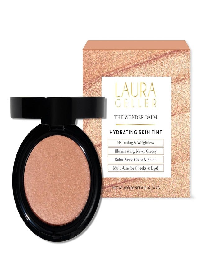 LAURA GELLER NEW YORK The Wonder Balm Complexion Enhancer - Hydrating Weightless Subtle Hint of Color + Glow for Mature Skin - Vegan Squalane - Apply to Cheeks & Lips (01 Nice-n-Natural) - Image 1