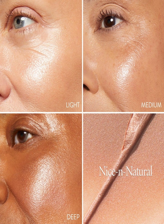 LAURA GELLER NEW YORK The Wonder Balm Complexion Enhancer - Hydrating Weightless Subtle Hint of Color + Glow for Mature Skin - Vegan Squalane - Apply to Cheeks & Lips (01 Nice-n-Natural) - Image 2