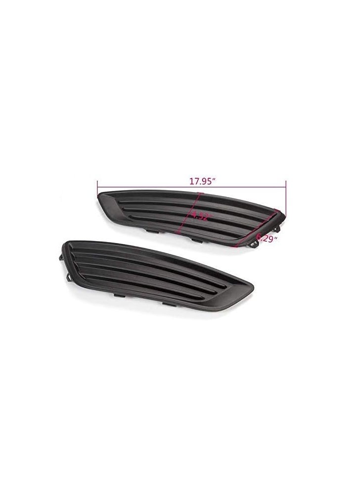 DEMULAX Fog Light Eyebrow Trim for Ford Focus 2015-2018 - Image 2