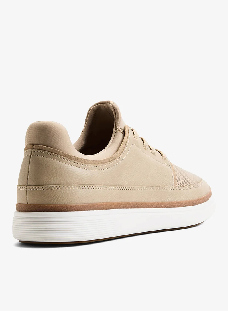 Aldo BEIGE Kurtis Lace Up Low Top Sneakers for Men | Best Price UAE