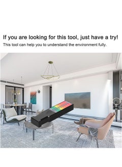 Excefore جهاز اختبار الإشعاع، مقياس المجال الكهرومغناطيسي EMF محمول، مقياس EMF باليد لمراقبة المجال المغناطيسي، كاشف الكهرباء الكهرومغناطيسي للبيئة المنزلية 9 مقياس غاوس LED  - Image 3