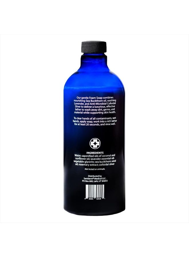 Saniderm Foaming Hand Soap, Hygienic Nourishing Moisturizing Foam Hand Soap, Gentle Soap Designed for Tattoos, For Tattoo Artist or Tattoo Lover, Lavender Infused Scent, 32oz Refill Size - Image 2