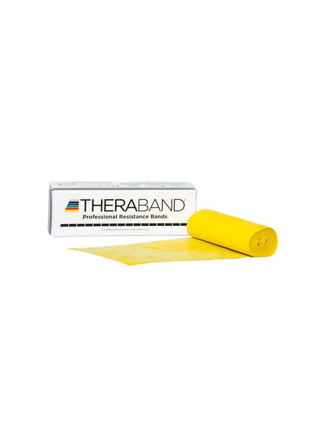 TheraBand Thera Band Exercise Band 6 Yard Dispenser Box Yellow-Thin - Image 2