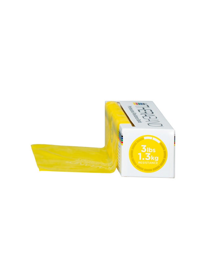TheraBand Thera Band Exercise Band 6 Yard Dispenser Box Yellow-Thin - Image 3