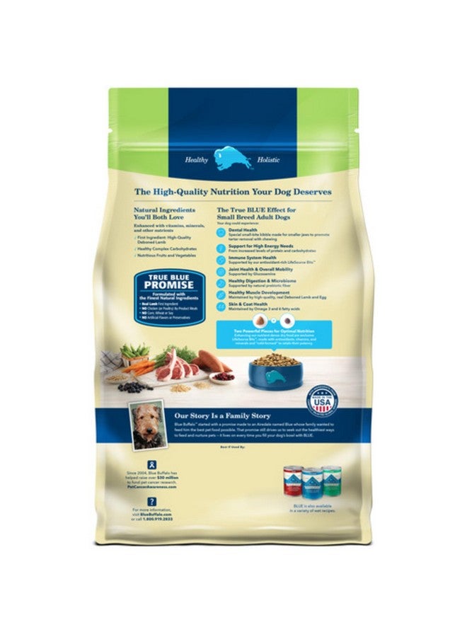 Blue Buffalo Life Protection Formula Adult Small Breed Dry Dog Food, Supports High Energy Needs, Made With Natural Ingredients, Lamb & Brown Rice Recipe, 5Lb. Bag - Image 2