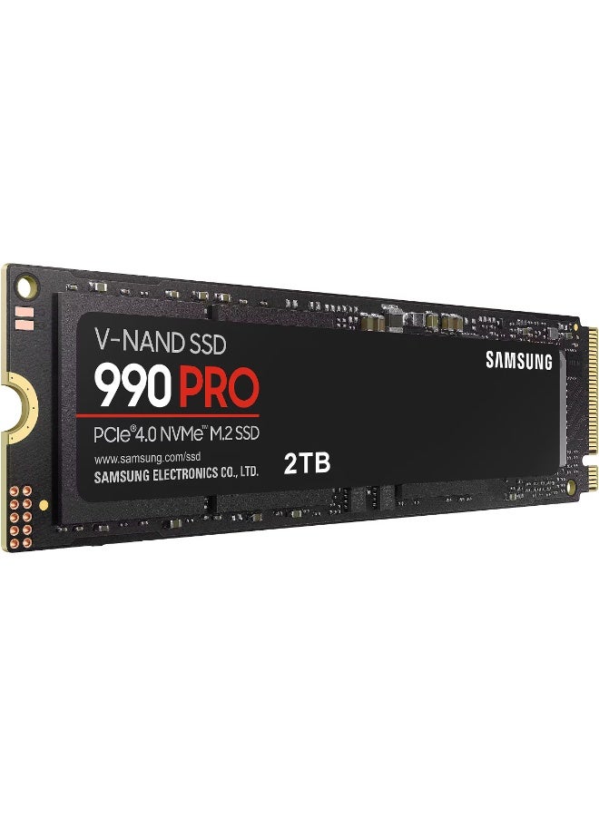 sam Samsung 990 PRO NVMe M.2 SSD, 2 TB, PCIe 4.0, 7,450 MB/s Read, 6,900 MB/s Write, Internal SSD, for Gaming and Video Editing, MZ-V9P2T0BW - Image 2