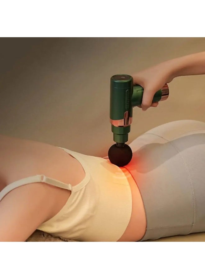 SAFENHAND Handheld Deep Tissue Percussion Muscle Massager, Electric Body Massage Gun for Pain Relief, Portable (RED) - Image 5