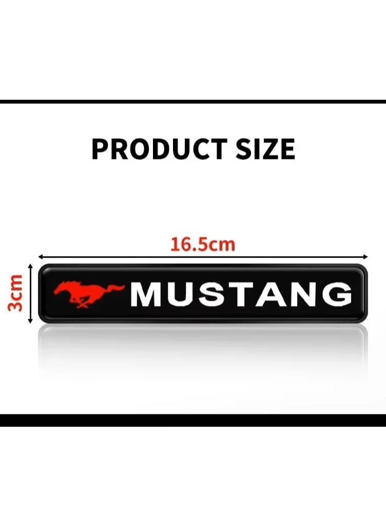 Vierex LED Front Hood Grille Emblem Light for Ford Mustang GT350 GT500 Shelby Cobra – Waterproof Car Front Badge Light, Modified Exterior Accessory, Dynamic Lighting Decoration for Mustang Spoiler - Image 2