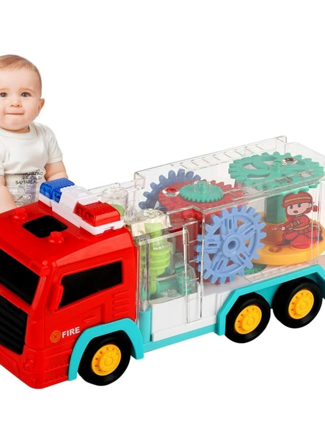 Loquat Toys with Changeable Lights Sounds | Creative Transparent RC Car - Image 2