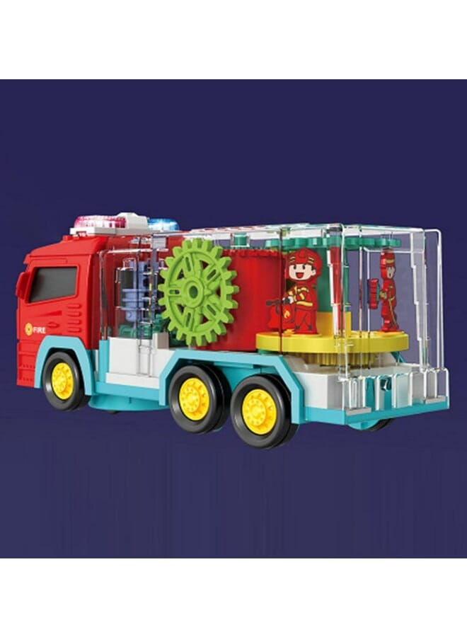 Loquat Toys with Changeable Lights Sounds | Creative Transparent RC Car - Image 1