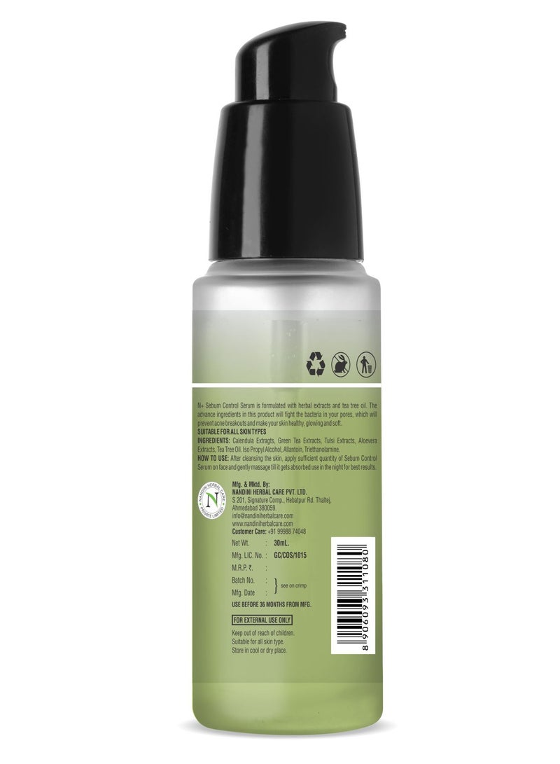 N Plus Professional Sebum Control Serum – Oil Balancing, Pore Refining & Matte Finish for Clear, Healthy Skin - Image 3