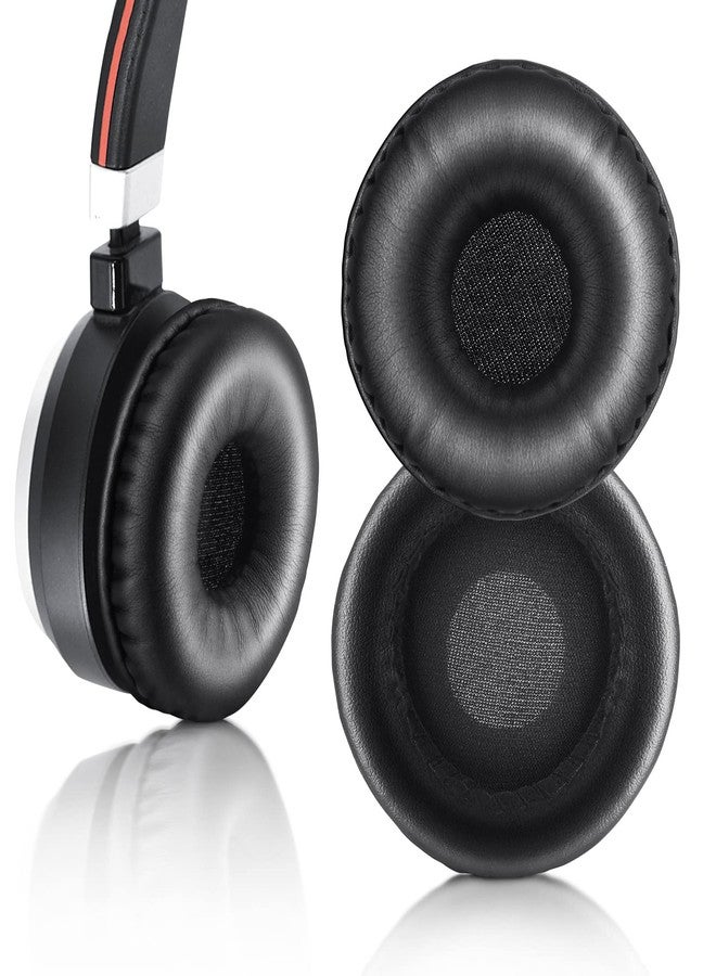 XBERSTAR Ear Pads for Jabra Evolve 20 20se 30 30II 40 65 65+Replacement Ear Cushion Foam Cover Compatible with Jabra Evolve 20 30 40 65 Headphone (Black earpads) - Image 1