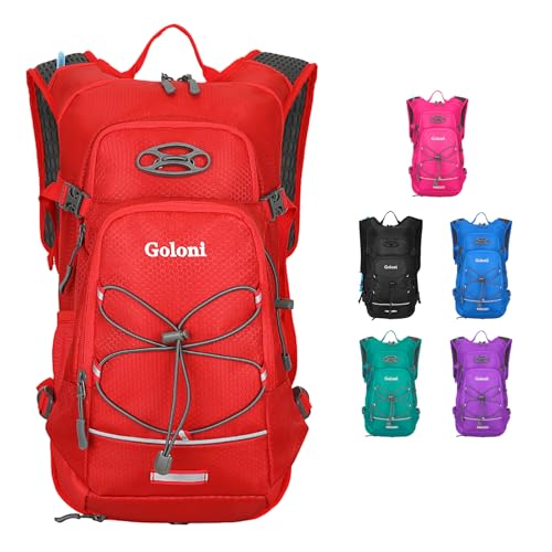 Goloni Hydration BackpackLightweight Hiking Backpack with 2L Water BladderInsulation Water Backpack for Men WomenHydration Pack for Biking Running FestivalCamping - Image 1