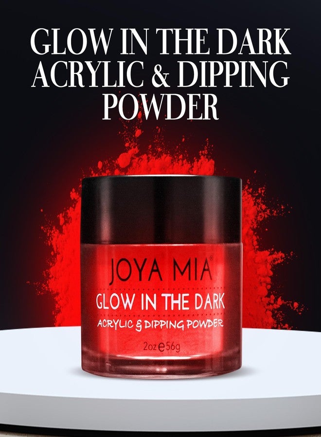 JOYA MIA Glow-in-the-Dark Acrylic & Dipping Powder - Premium Nail Powder for Flawless Enhancements, Available in 12 Colors, 2 oz (DPGW-11) - Joya Mia - Image 3