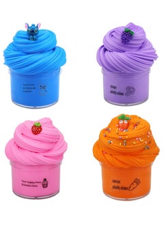 Haidue 4-Pieces Super Soft Sludge Slime Kit Stress Relief Toys  - Image 1
