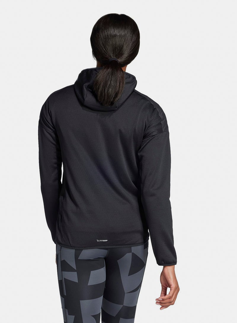 Adidas Terrex Xperior Climawarm+ Wind Light Fleece Hooded Jacket - Image 2