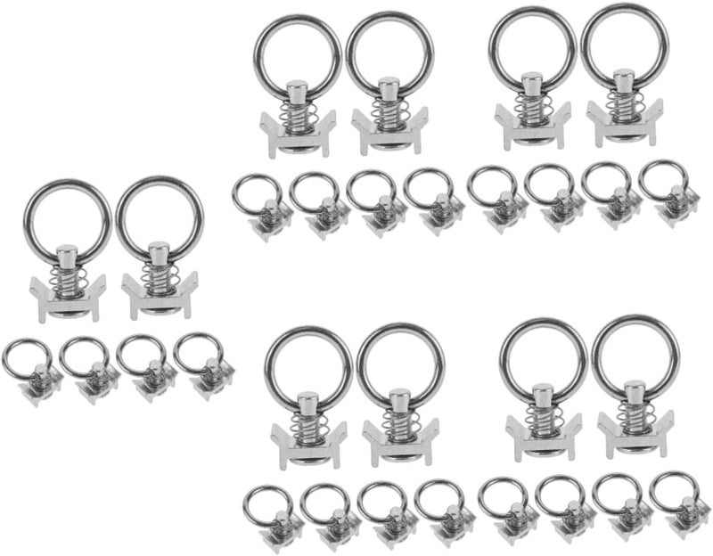 5 Pack Heavy Duty Single Track Hanging Anchors For Audio Lighting Equipment - Image 1