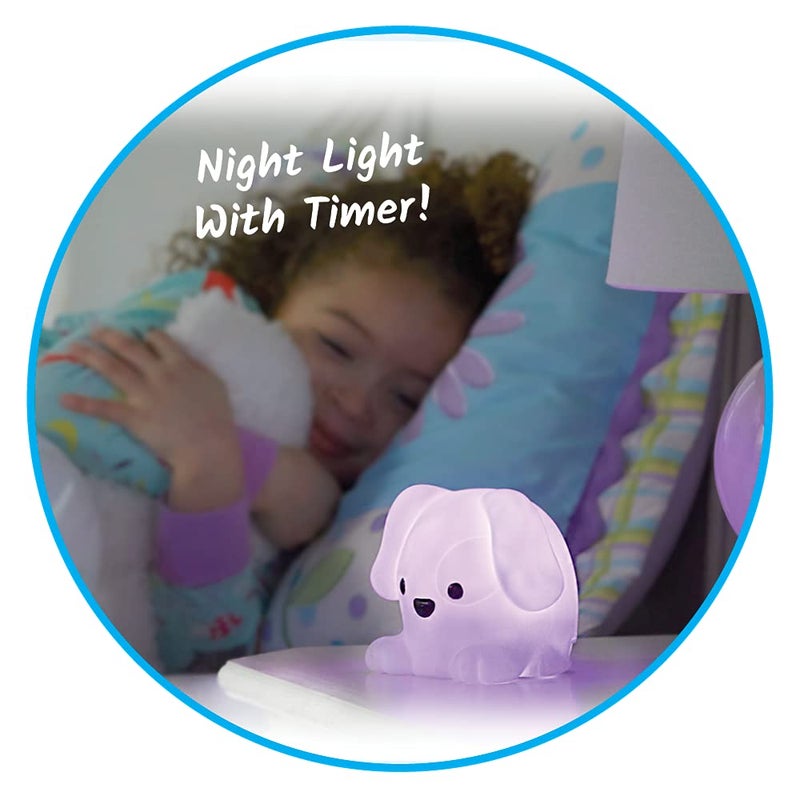 hand2mind PAWZ The Calming Pup, Learn Deep Breathing, Rechargeable Animal Night Light, Kids Anxiety Relief, Mindfulness for Kids, Calm Down Corner Supplies, Social Emotional Learning Activities - Image 2