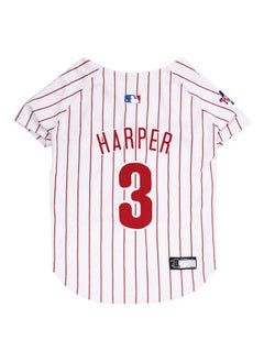 Mlbpa Dog Jersey  Bryce Aron Max Harper 3 Pet Jersey  Mlb Philadelphia Phillies Mesh Cat Jersey, XLarge