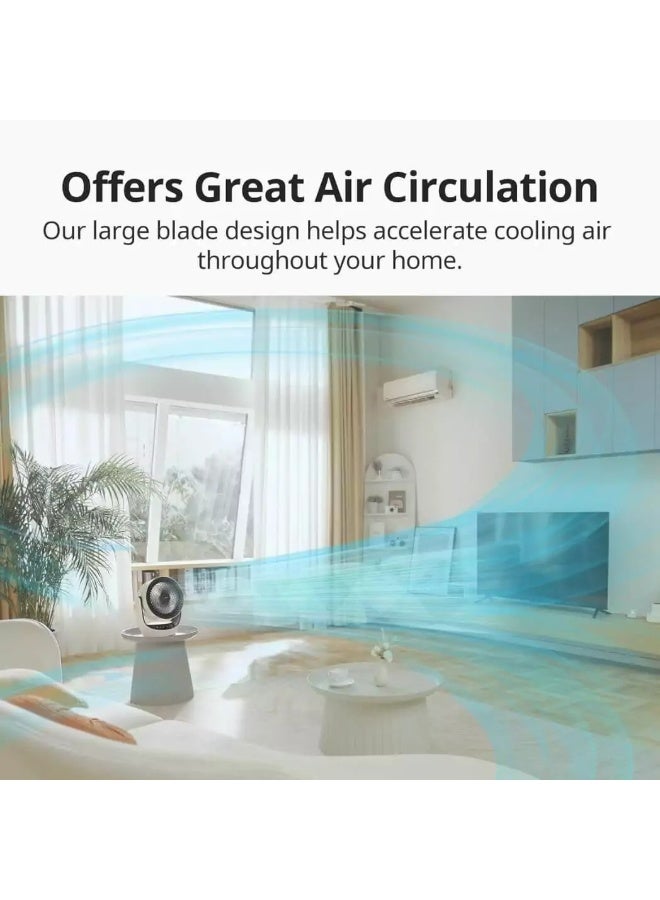 SwitchBot Smart Desk Fan | Portable Air Circulator for Indoor & Outdoor - Image 2