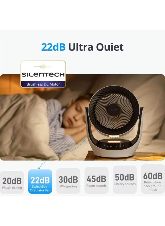 SwitchBot Smart Desk Fan | Portable Air Circulator for Indoor & Outdoor - Image 3
