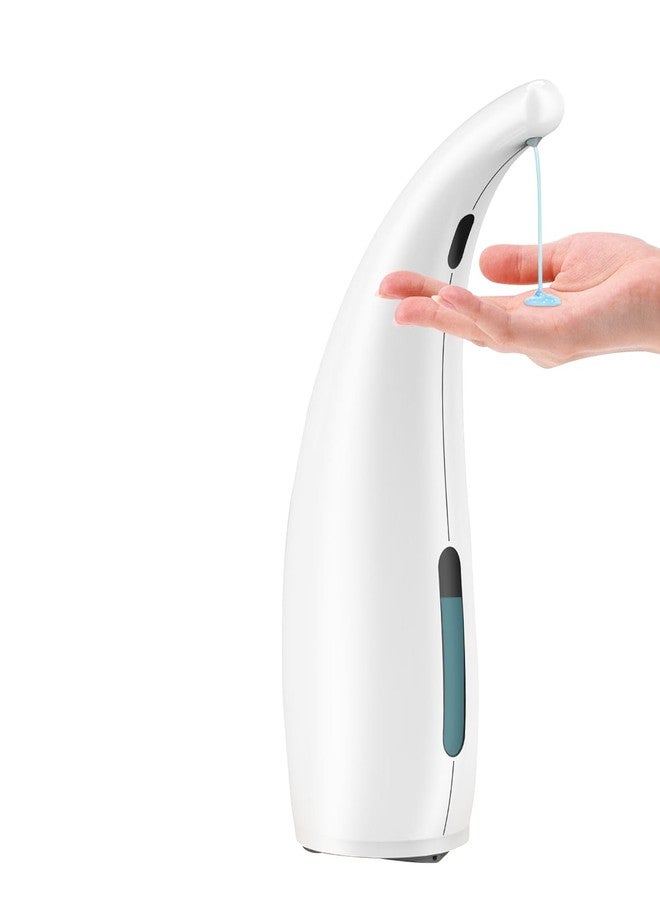 TUMAN Pro Automatic Soap Dispenser Touchless Modern Minimalist Magnetic Charging Infrared Inductio Kitchen and Bathroom Soap Pump 10oz/300ml White (White) - Image 2