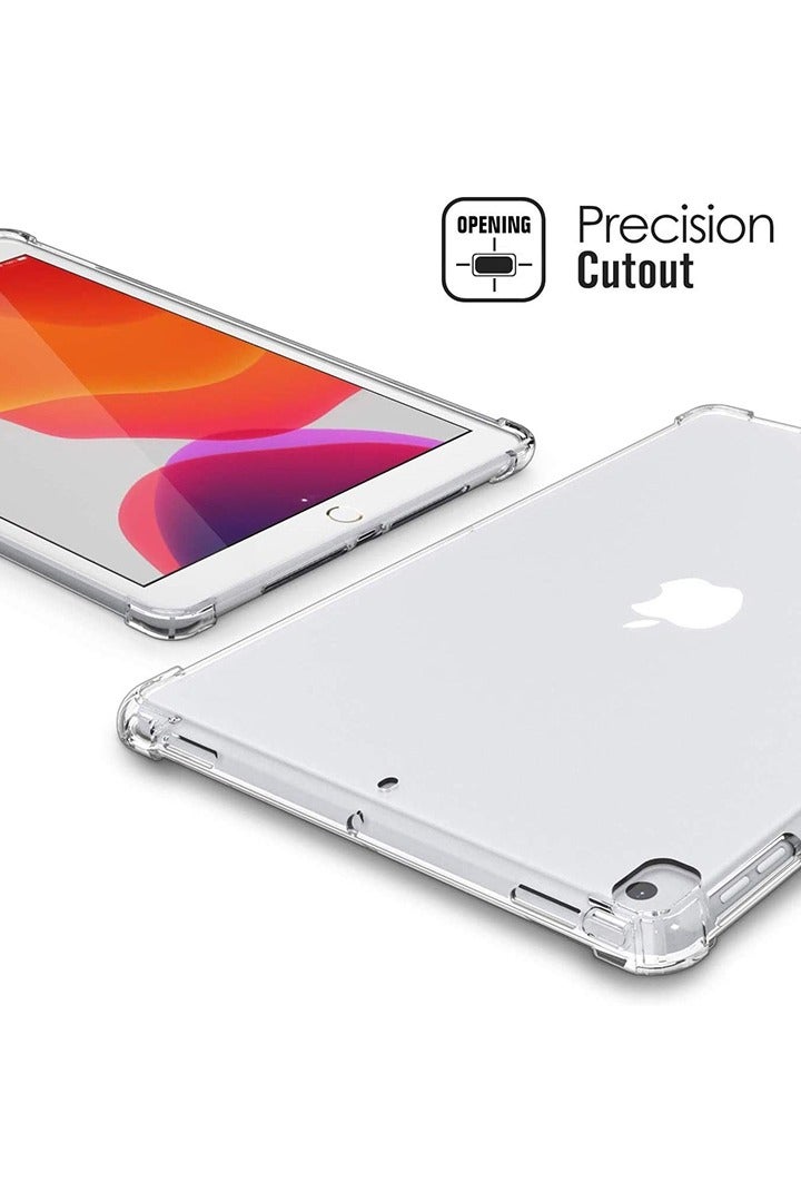 Theodor Clear Case For Apple iPad 10.2 Case 9th Gen 2021/ iPad 8th Gen 2020/ 7th Gen 2019, Shock-Absorption TPU Cover with Reinforced Corners, Soft Flexible & Crystal Clear Protective Bumper Case - Image 3