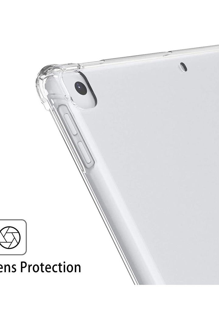 Theodor Clear Case For Apple iPad 10.2 Case 9th Gen 2021/ iPad 8th Gen 2020/ 7th Gen 2019, Shock-Absorption TPU Cover with Reinforced Corners, Soft Flexible & Crystal Clear Protective Bumper Case - Image 4