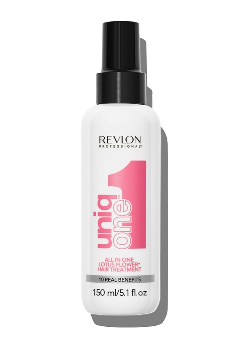 Revlon Uniq One Lotus Flower Hair Treatment for Women 150ml  - Image 2