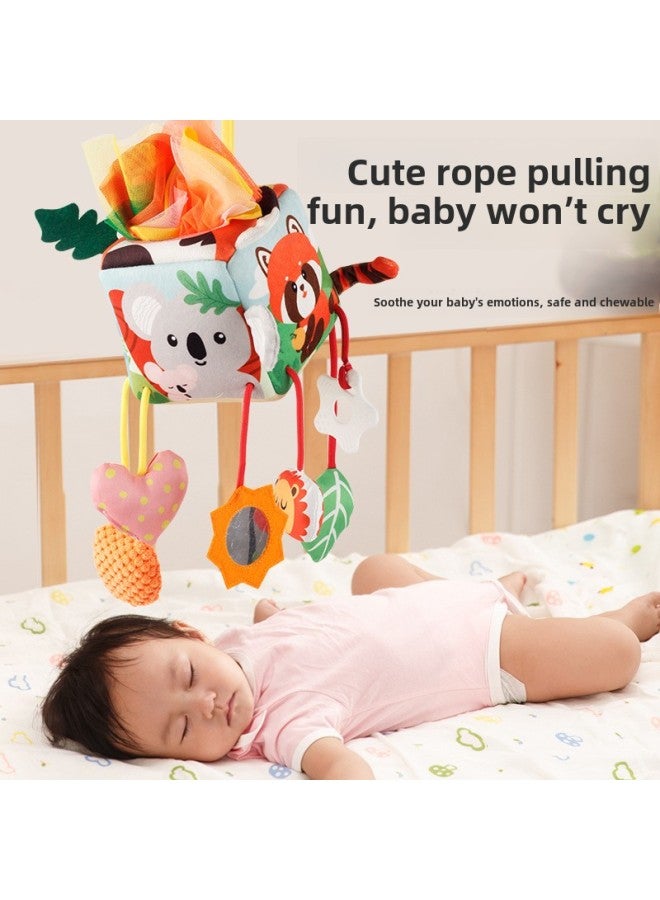 Children's Bee Sniffing Tissue Box Baby Bed Hanging Car Comfort Toy Animal Ocean Toy Pendant-Specifications:Ocean Pumping Fun With Silk Scarf 104g - Image 3