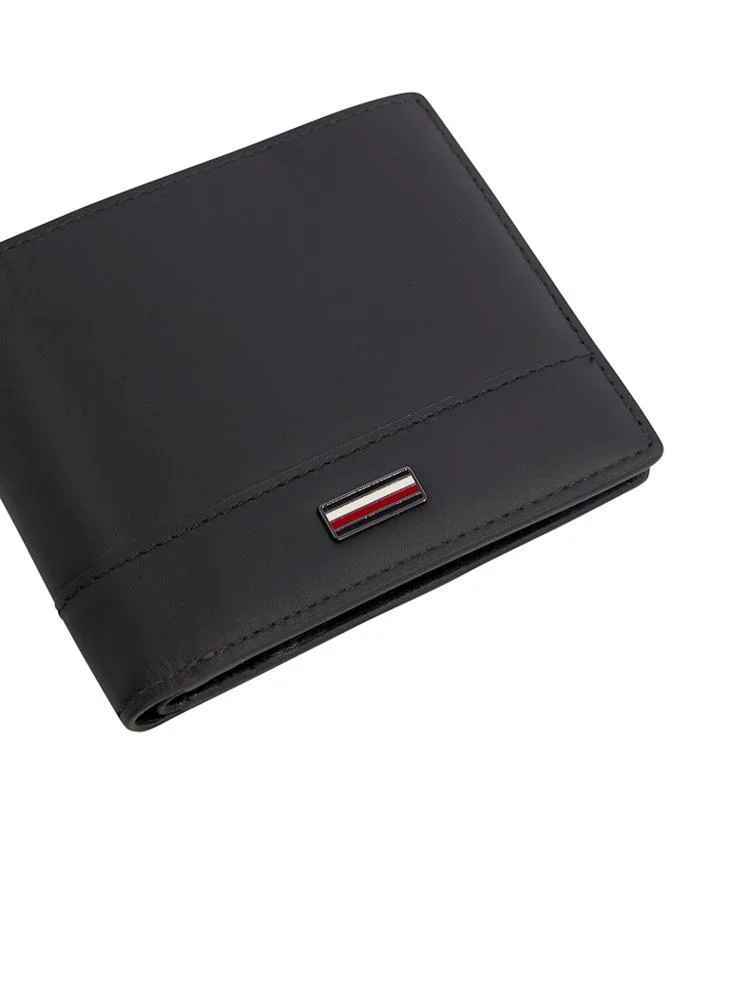 TOMMY HILFIGER LEATHER CARD AND COIN WALLET