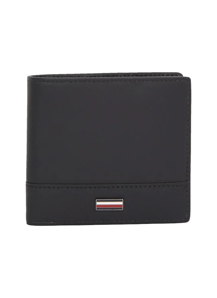 TOMMY HILFIGER Logo Corp Plaque Bifold Wallet