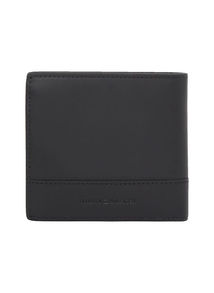 تومي هيلفيغر Logo Corp Plaque Bifold Wallet