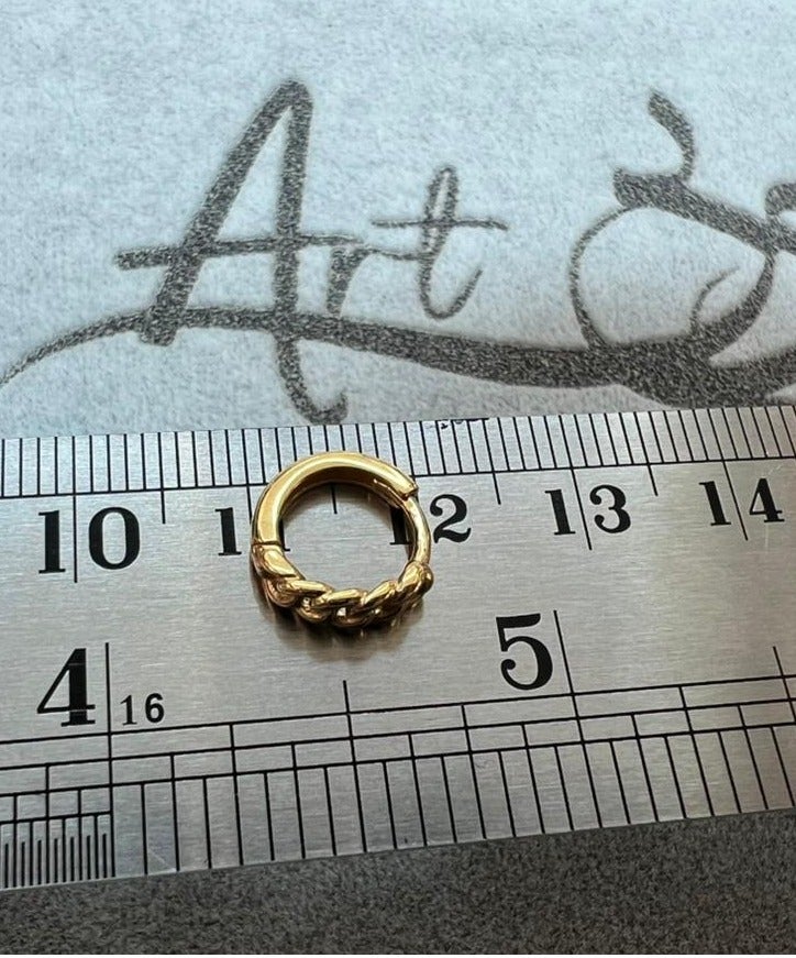 Ruby Art Gold 18K Pure Gold Women’s Earrings Elegant Lightweight , 1.88 Gram - Image 4