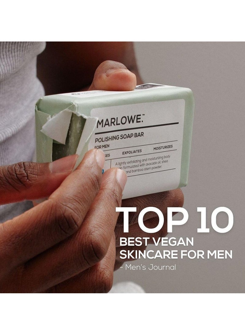 Marlowe No. 108 Polishing Soap Bar for Men 6-Pack - Image 3