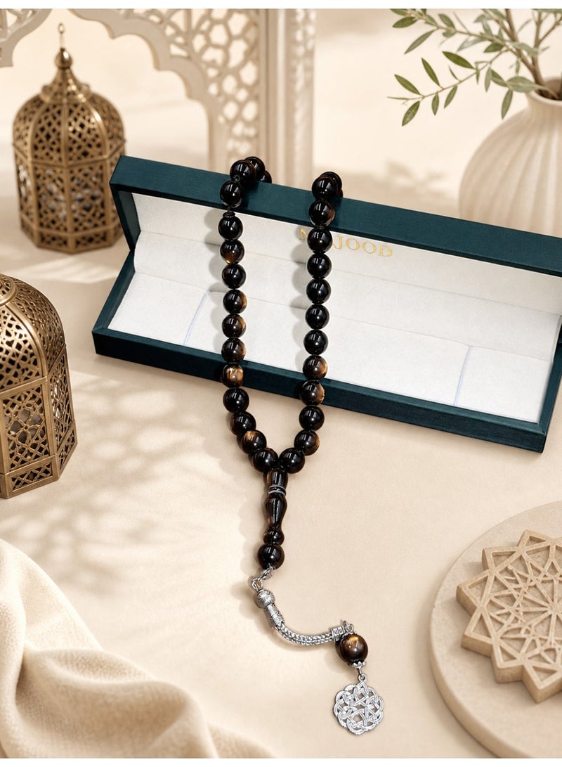 MAJOOD 33-Bead Resin Prayer Beads | Tasbih | 12mm | Ramadan Gift | For Men & Women - Image 3