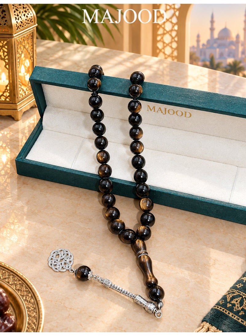 MAJOOD 33-Bead Resin Prayer Beads | Tasbih | 12mm | Ramadan Gift | For Men & Women - Image 1