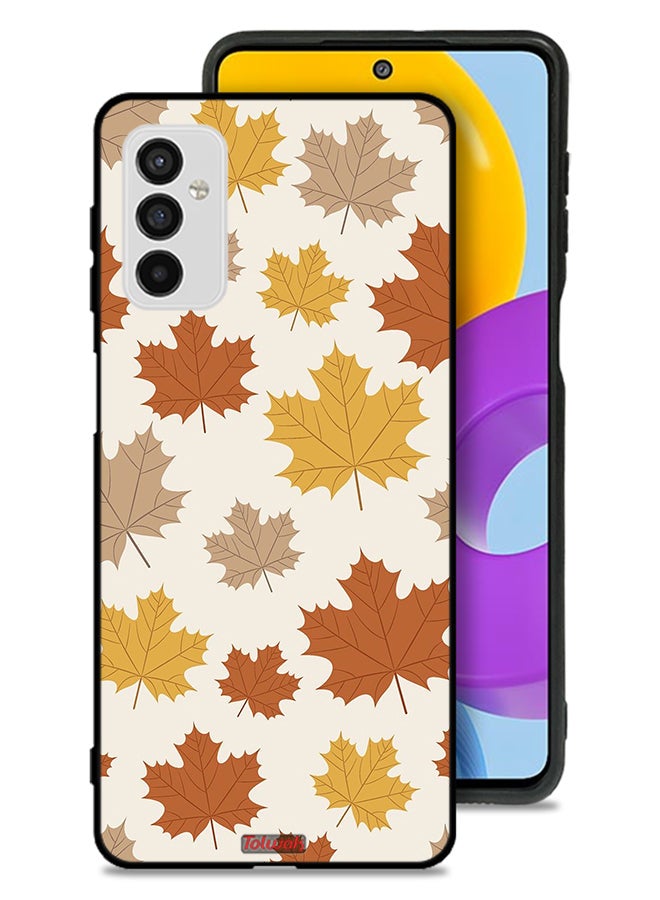 Tolwak Samsung Galaxy M52 5G Protective Case Cover Autumn Leaves - Image 1