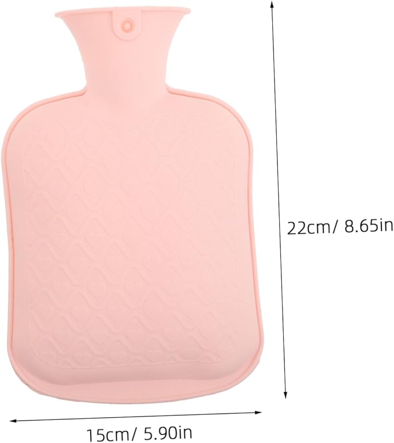 Hot Water Bottle for Neck Shoulder Hand Feet Warm Compress Therapy Heat Resistant Rubber - Image 3