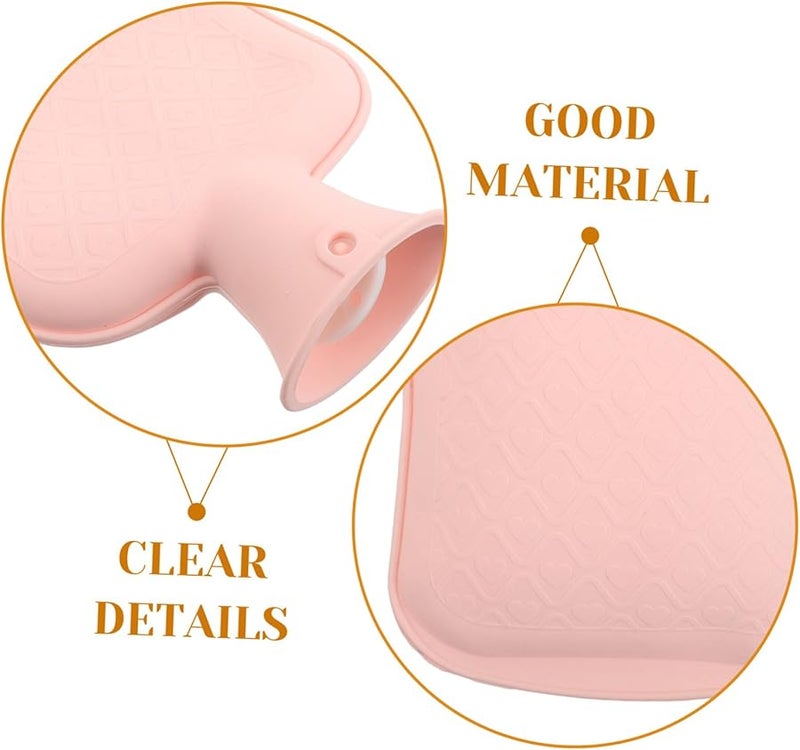 Hot Water Bottle for Neck Shoulder Hand Feet Warm Compress Therapy Heat Resistant Rubber - Image 4