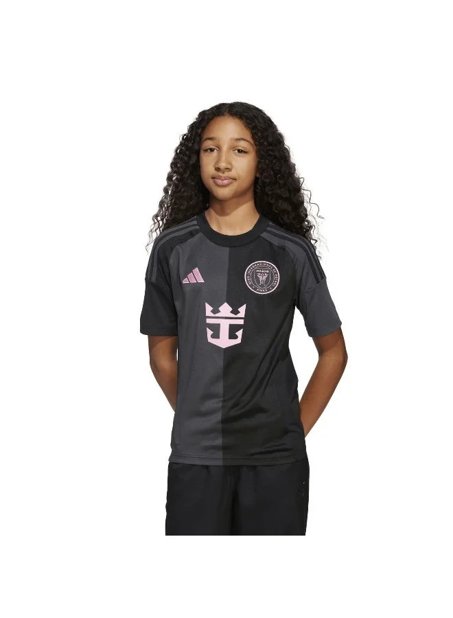 اديداس قمصان كرة قدم أطفال للجنسين أسود