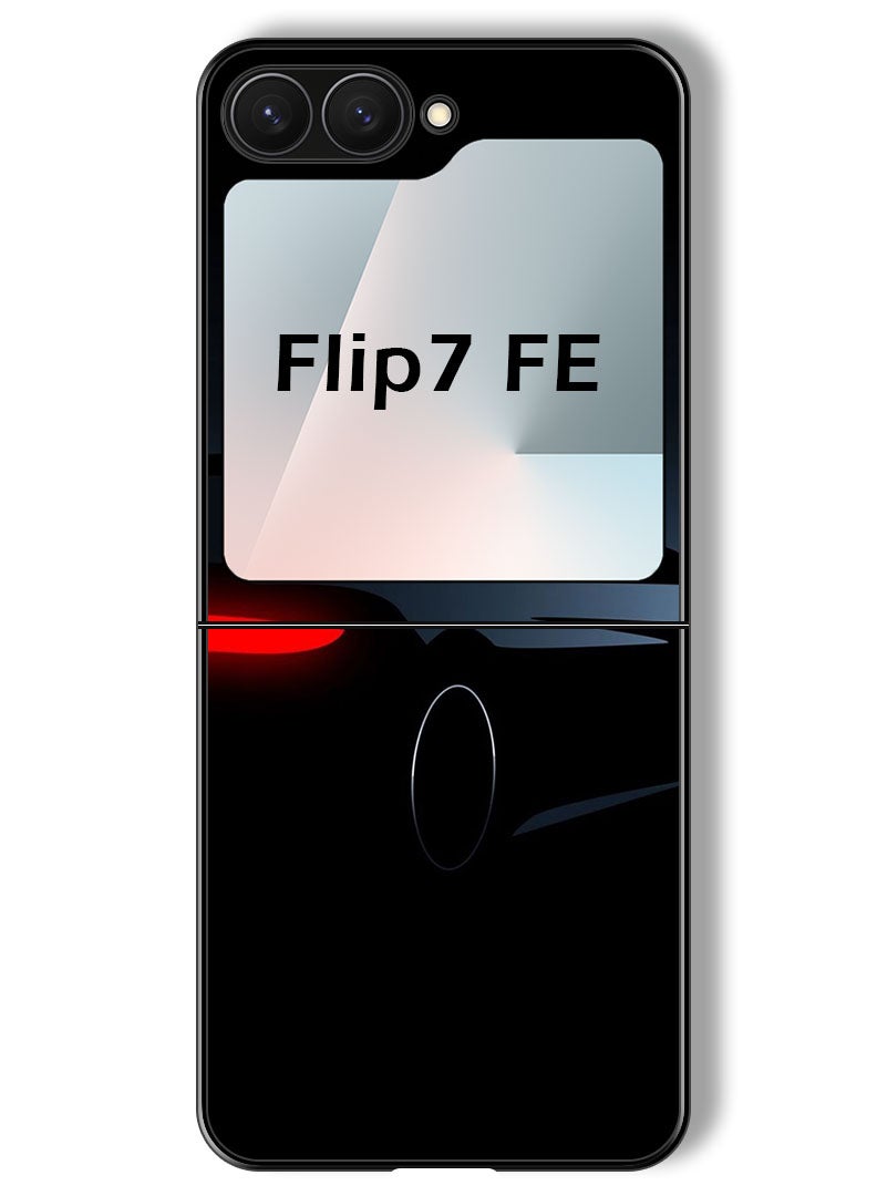 Theodor Case Compatible with Samsung Galaxy Z Flip 7 FE 6.7 Inch Protection Shockproof Bumper Cover Car (11) - Image 1